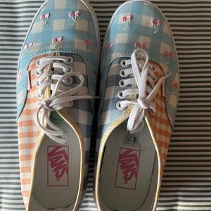 Vans gingam authentic block shoes